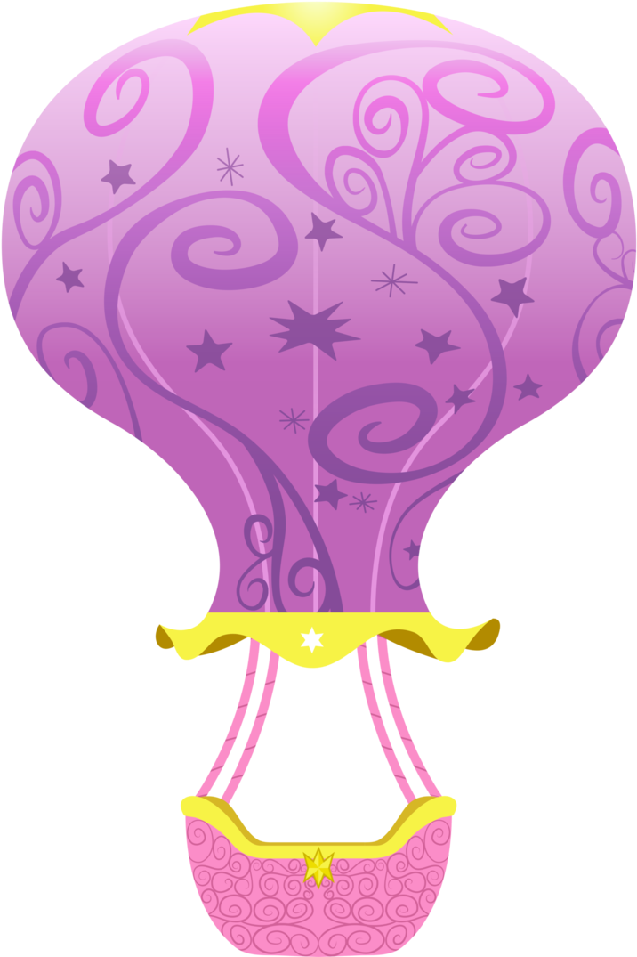 Mlp Fim Hot Air Balloon Vector By Baraniruchu - My Little Pony Balloon Ride (723x1103)