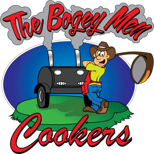 Bogey Men Golfers Bbq Shirt Design - Cartoon (602x602)