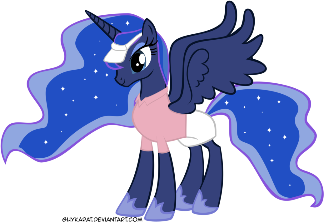 Princess Luna Golf Outfit By Guykarat - Cartoon (1095x730)