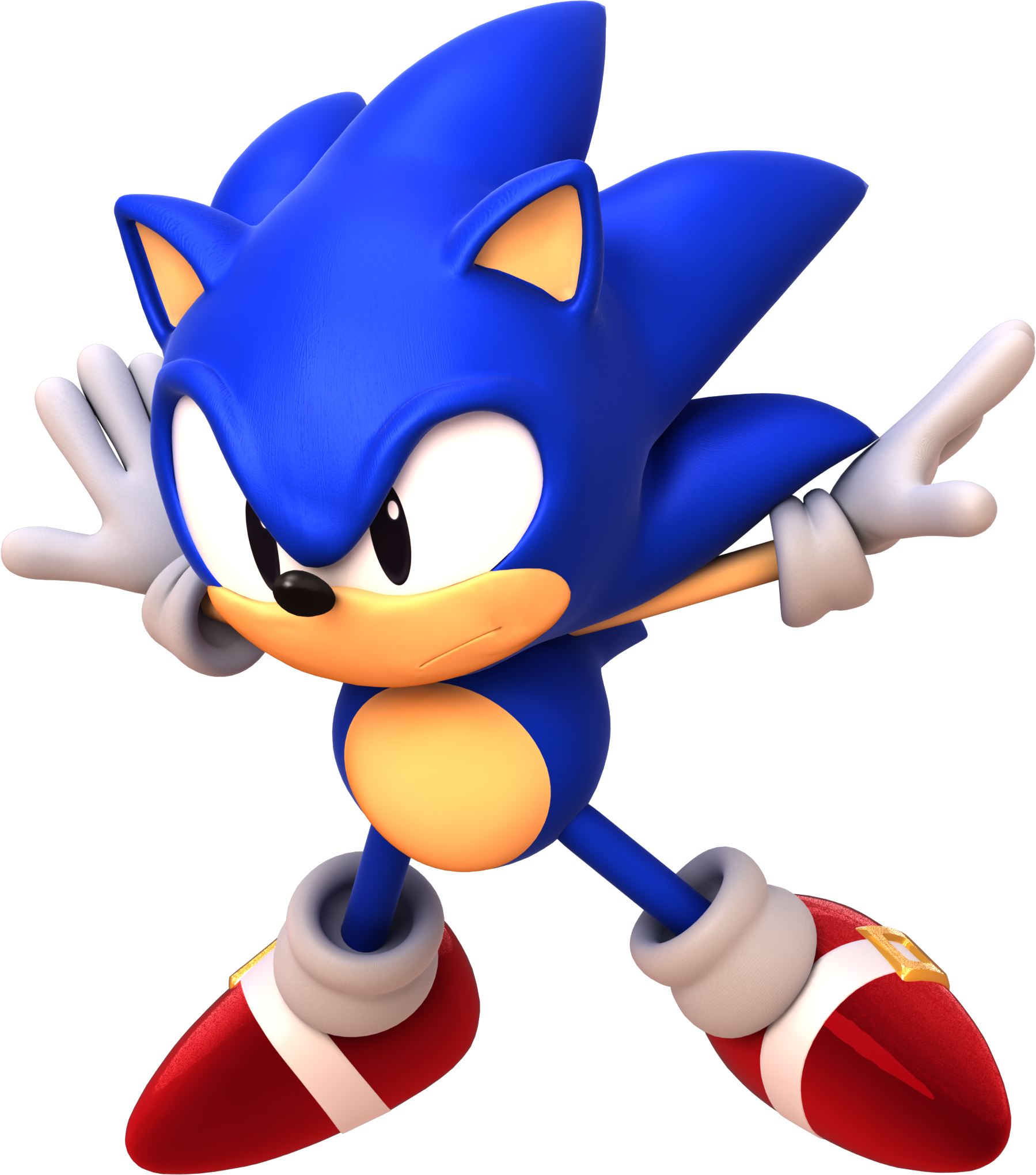Sonic The Hedgehog Sonic Mania Sonic Cd Sonic Forces - Sonic 3d Blast Sonic (1799x2041)