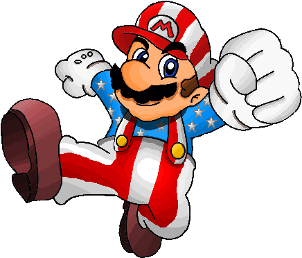 Mario By Thekrillmaster - Nes Open Golf Mario (468x413)