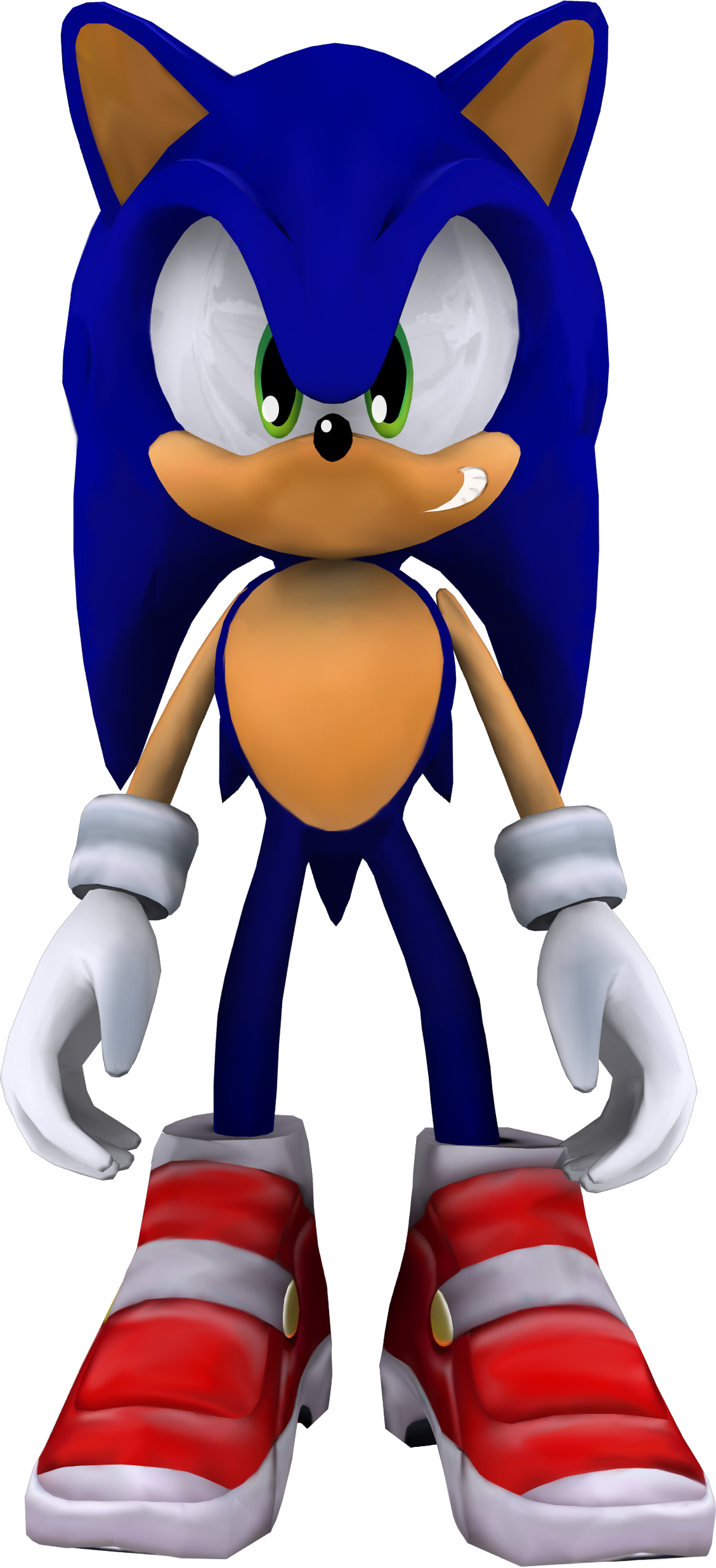 Sonic The Hedgehog By Itshelias94 - Sonic Adventure 2 Sonic Model (1129x2473)