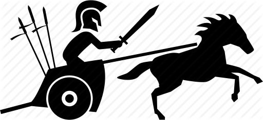 Chariot Gladiator Icon Vector Illustration Stock Vector - Gladiator Icon Png (900x413)