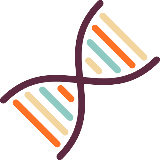 Dna Structure Clipart Life Science - Dna Icon Transparent Background (512x512)