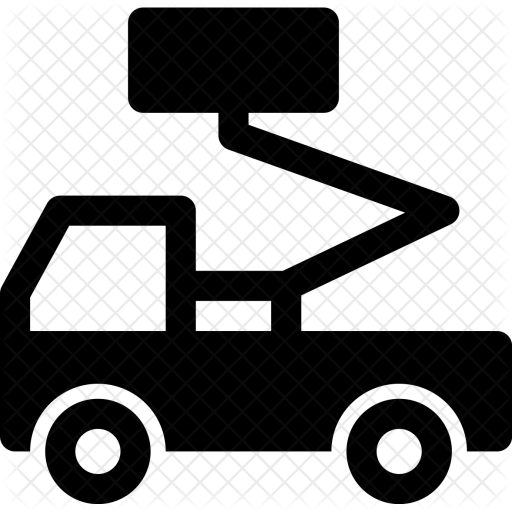 Elevator, Truck, Crane, Vehicle Icon - Elevator, Truck, Crane, Vehicle Icon (512x512)