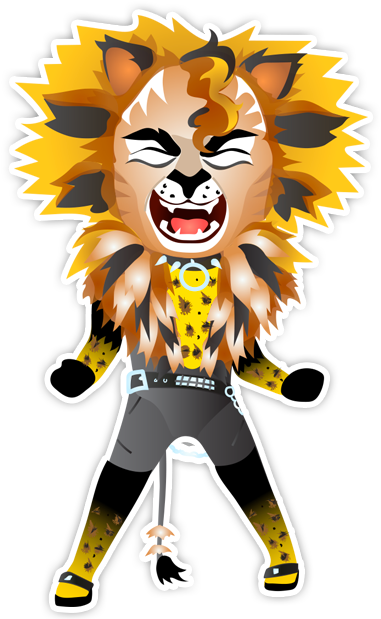 Andrew Lloyd Webber Musicals Keyboard Messages Sticker-6 - Cartoon (618x618)