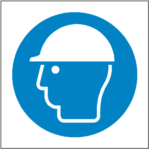 Wear Hard Hat Symbol Sign - Pictogramme Epi (600x600)