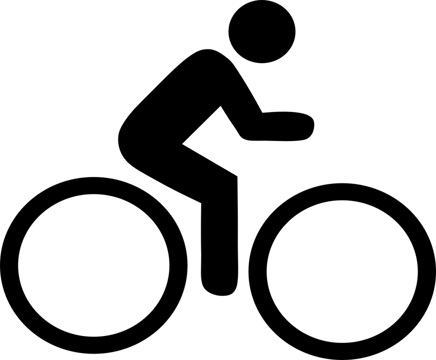 Mountain Biking Clip Art (873x720)