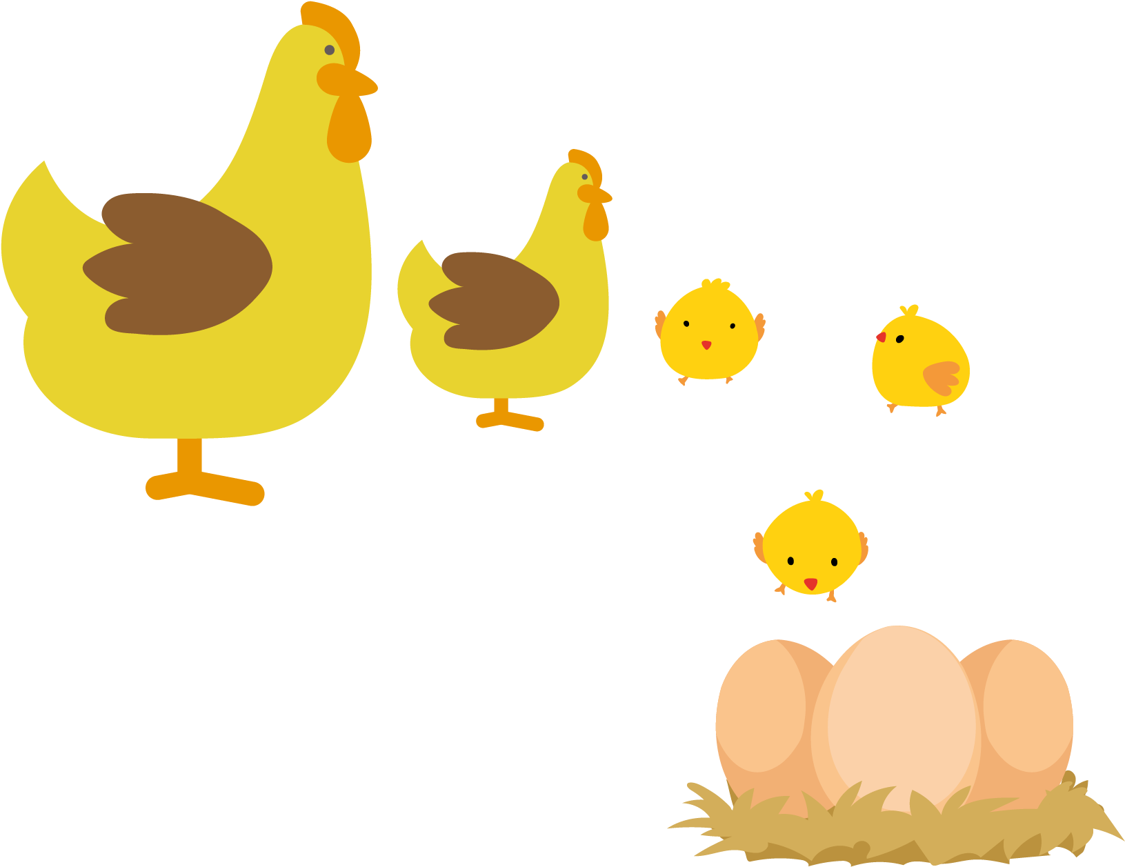 Amarela Rooster Hen - Chicken (1825x1588)