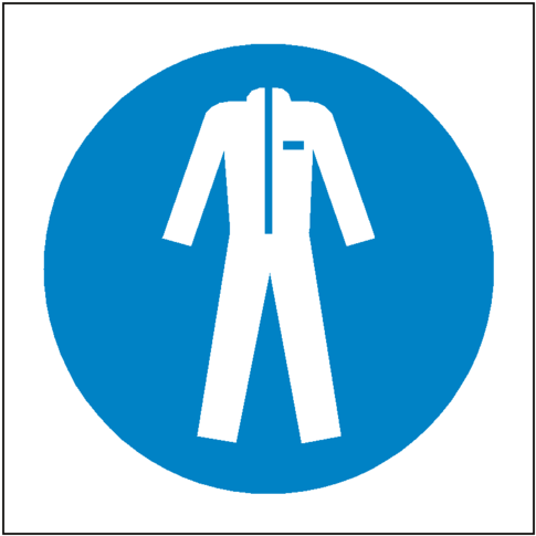 Wear Protective Clothing Symbol Sign - Epi Vetement De Protection (600x600)