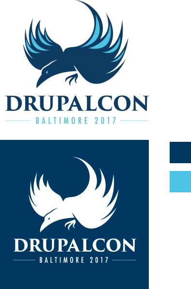 Baltimore Drupalcon Logo And Palette - Valicon (394x595)