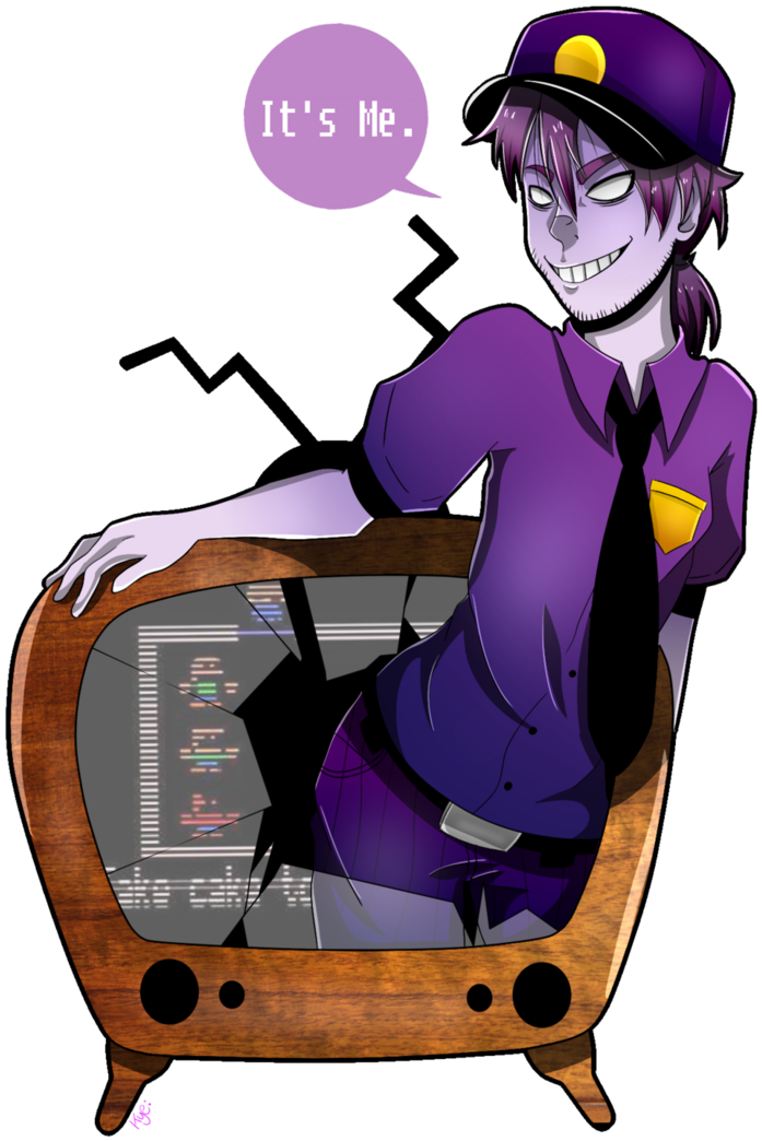 Vincent The Purple Guy By Kingheichou On Deviantart//// - Purple Guy And Toast (744x1072)