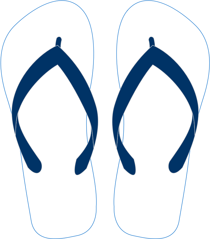 Flipflops 24 By Solvera Es94dq Clipart - Digital Art (655x750)