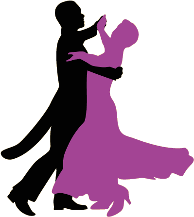 Dancing Clipart Viennese Waltz - Ballroom Dance (409x453)