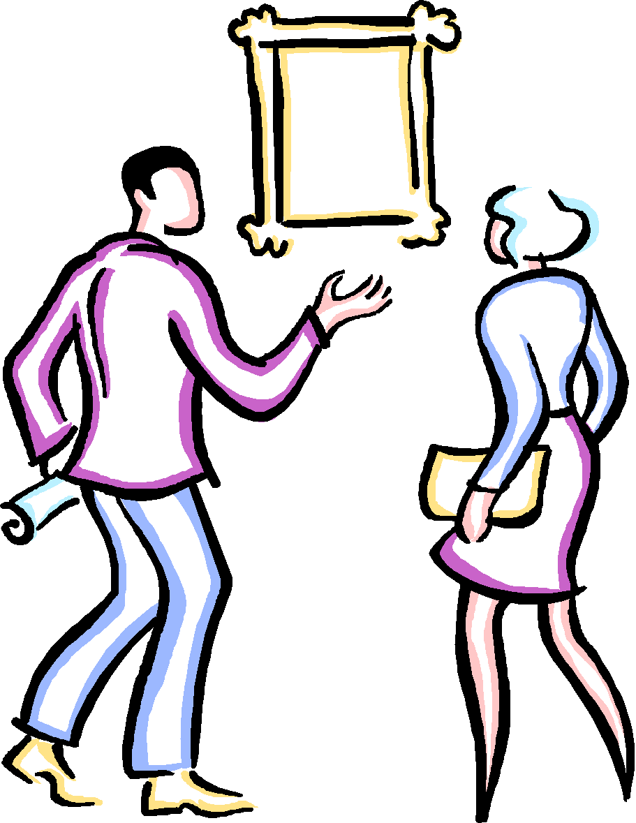 Clipart - Art Gallery Clipart (909x1179)