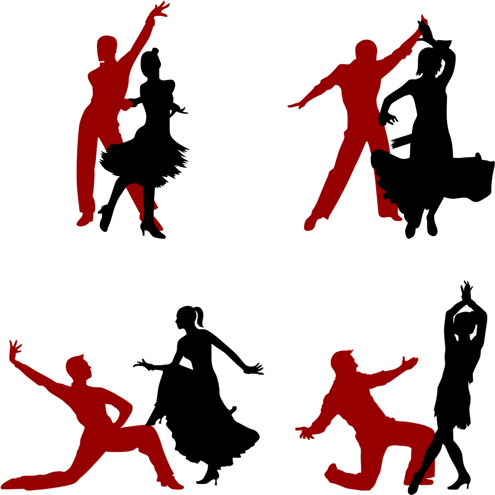 Latin Dance Silhouette Ballet - Dancer Silhouette Latin (1000x1000)