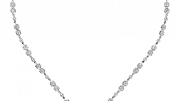 Pearl Clipart Jewelry - Chain (585x329)