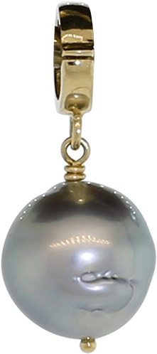 Mizuki Black Tahitian Pearl Clip Pendant - Glass (960x960)