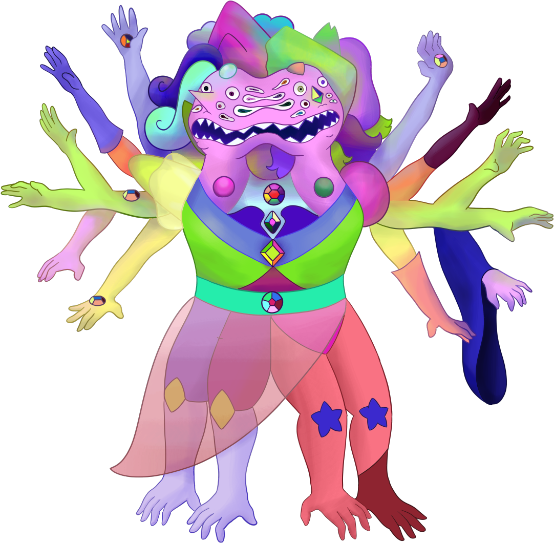 Gems Clipart Diamonds And Pearl - Steven Universe Mystic Quartz (1280x1600)