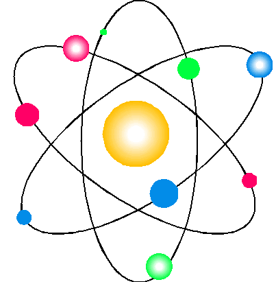 Die Chemische Bindung - Niels Bohr Model Gif (379x411)