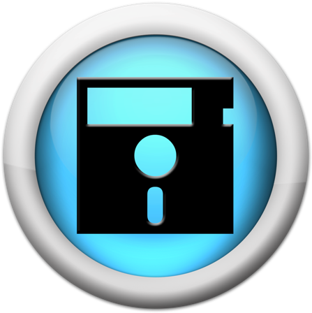 Pin Tango Media Floppy By Disk Icon From On Pin - Wingdings Hand (512x512)