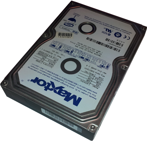 Eine 3,5" Festplatte - Maxtor 3.5'' 5400 Rpm 40gb Ide Hard Disk Drive 4d040h2 (600x565)