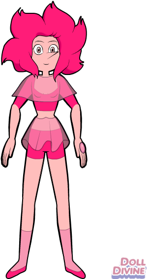 Pink Pearl Gemsona By Duskstripe87 - Cartoon (400x600)