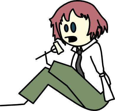 Katawa Shoujo Stick Art - Katawa Shoujo Stick Art (389x373)