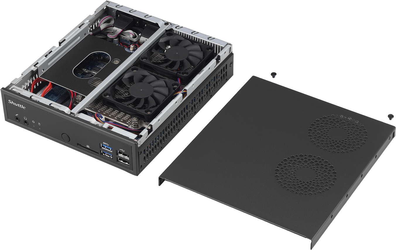 Shuttle Dq170 Intel Q170 Black Barebone Systems - Shuttle Dh170 Barebone Computer - No Hdd (1500x1500)