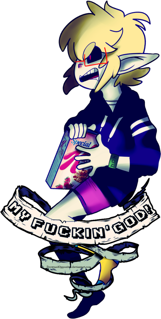 Stop Eating My Special K Damn It By Drownedopposites - Cartoon (744x1074)