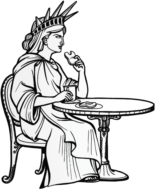 Statue Of Liberty Drawing Illustration - Statue Of Liberty (650x771)