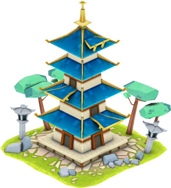 Pagoda - Christmas Tree (685x685)