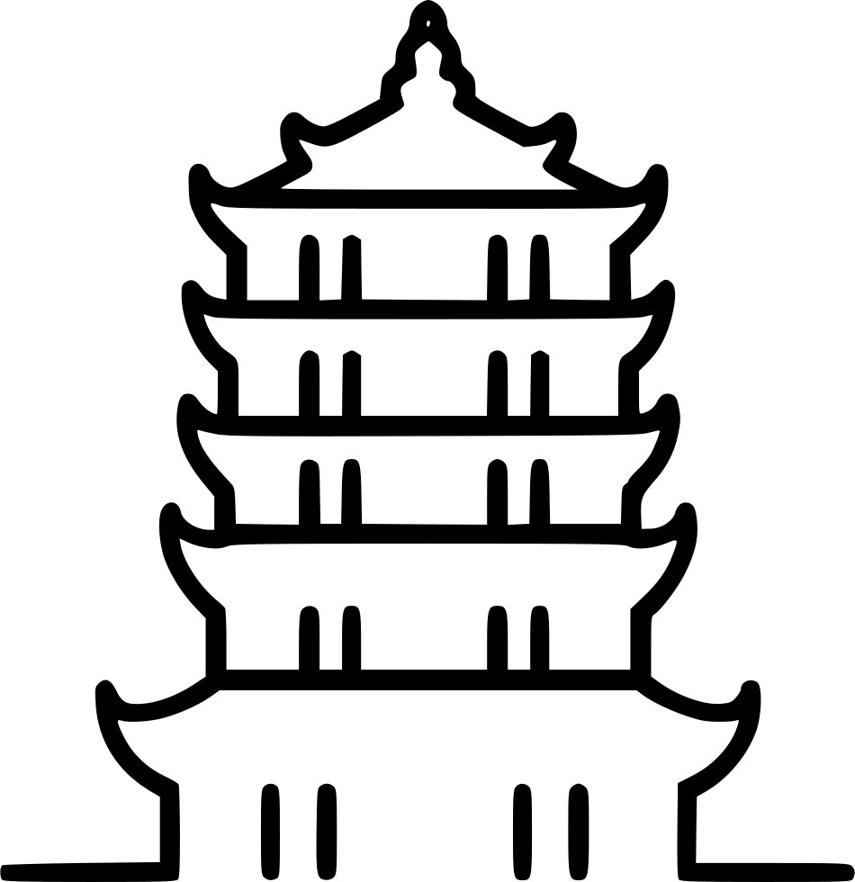 Pagoda Comments - Chinese House Png (950x980)