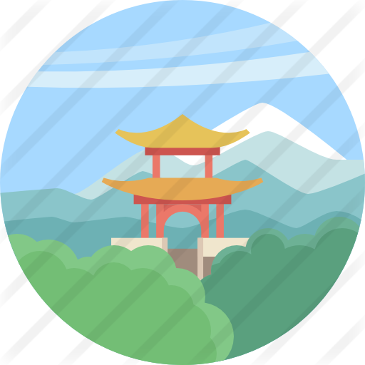 Pagoda - Cartoon Pagoda (512x512)
