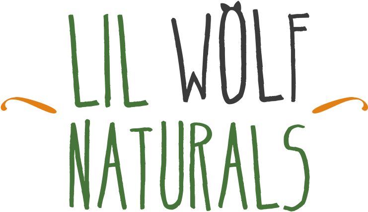 Lil Wolf Naturals Logo And Wordmark Graphic Design - Calligraphy (1200x1200)