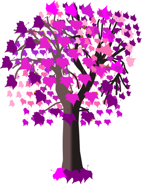 Autumn Tree Leaves Shower Curtain (462x597)