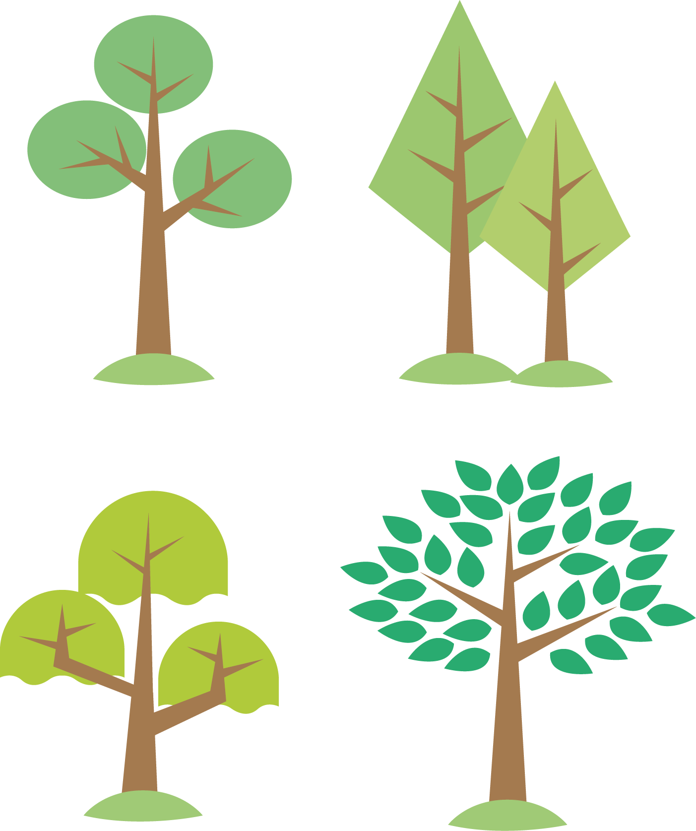 Tree Euclidean Vector Clip Art - Clip Art (1403x1675)