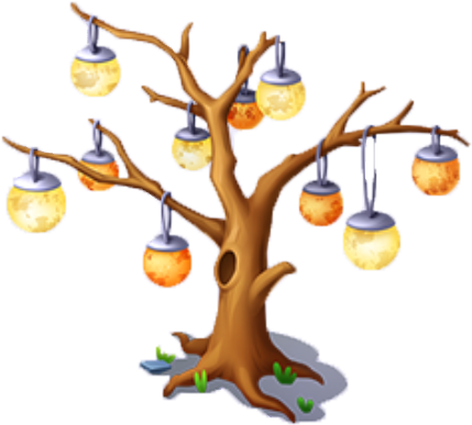 Harvest Moon Tree - Cartoon (490x490)