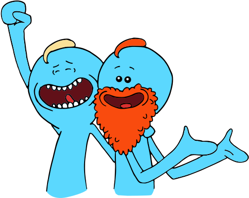 Meeseeks Christopher And Colbert - Meeseeks And Destroy (560x441)