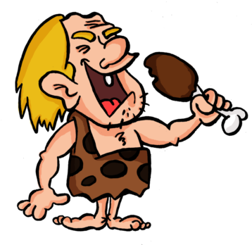 Well, It's Hard To Say Because There Is Little Archeological - Cave Man Png (360x360)