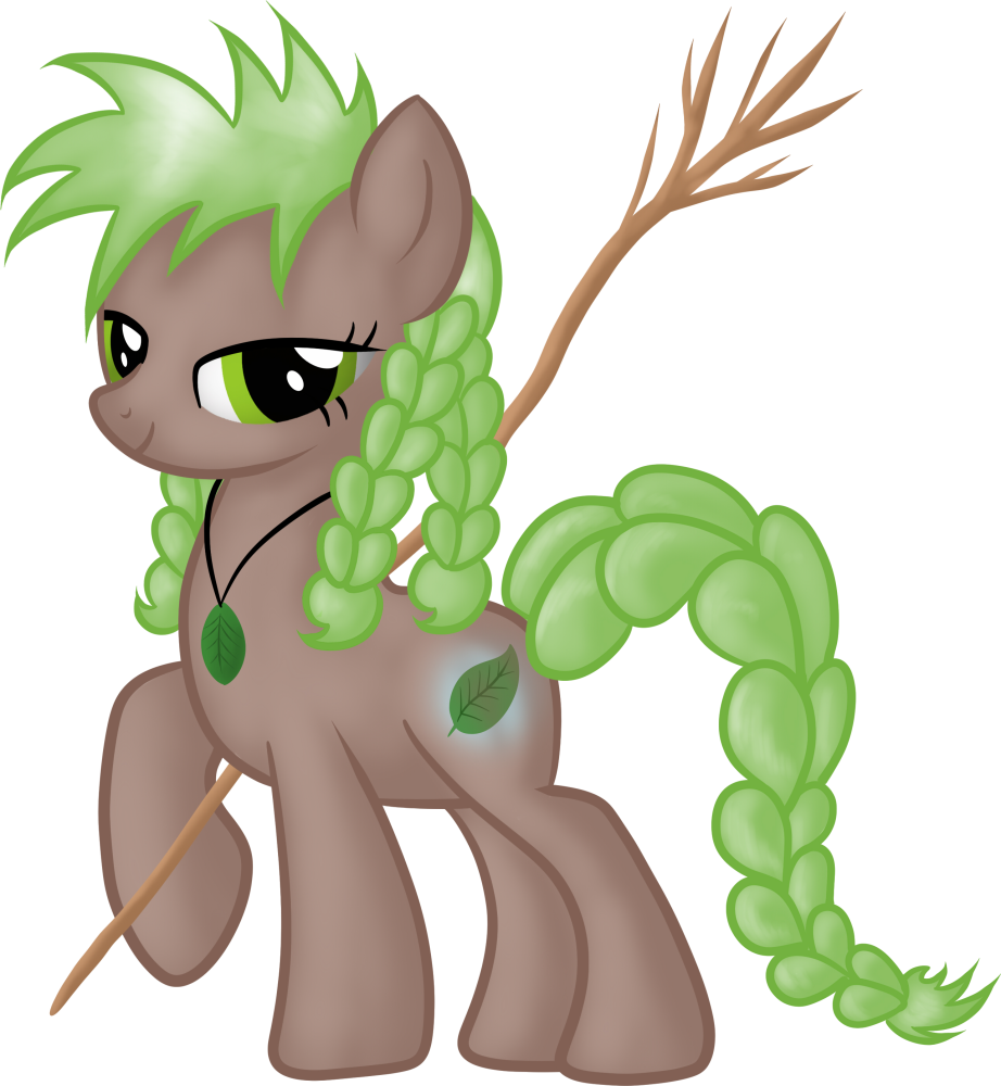 Vingamena, Druid, Forest, Oc, Oc Only, Safe, Simple - Cartoon (922x1000)