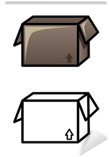 Open Box Icons Isolated On White Background - Box (400x400)