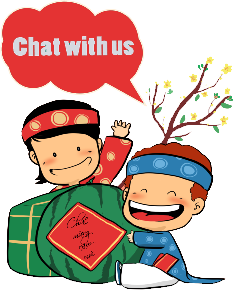 Vietnam Clipart Tet - Cartoon (467x580)