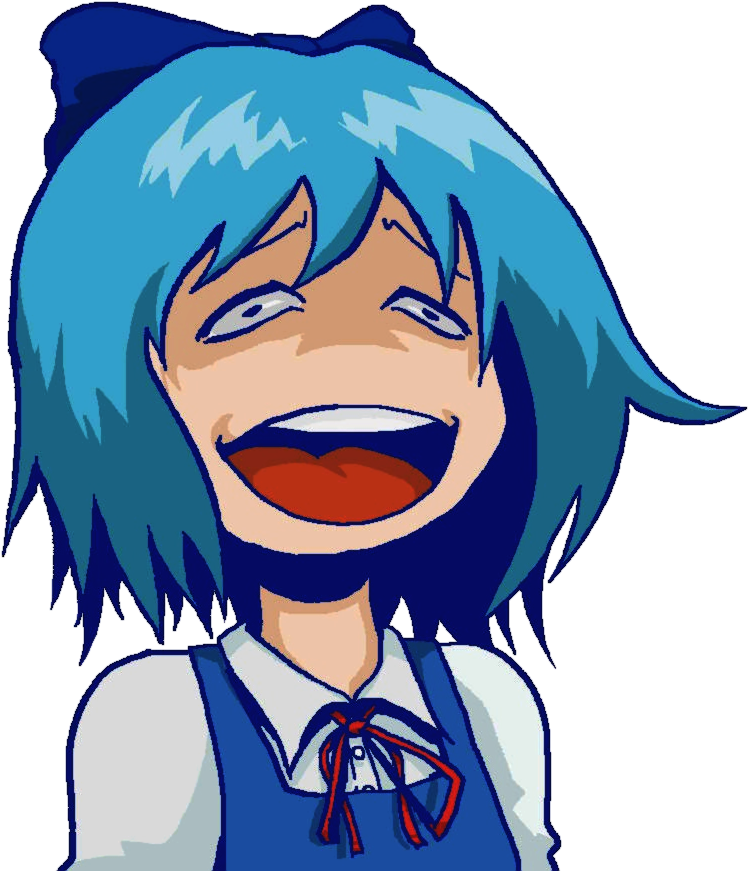 View Samegoogleiqdbsaucenao Cirno Laughs , - Smug Cirno (900x900)