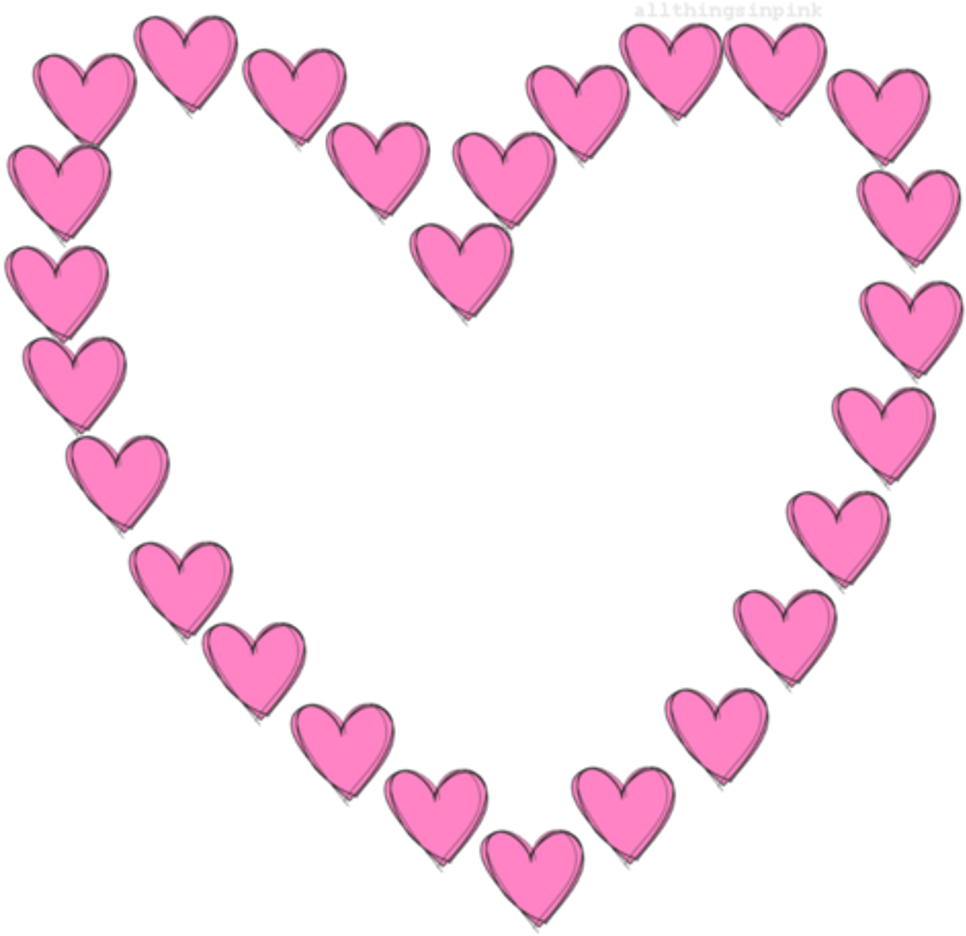 Pink Heart Tumblr Png (1024x1024)