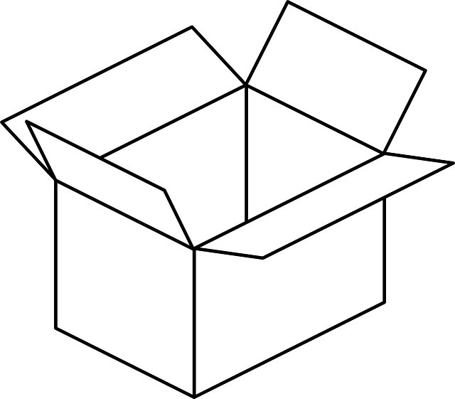 Box, Cardboard Box, Cardboard, Container, Open - Cajas De Carton Vector (640x561)