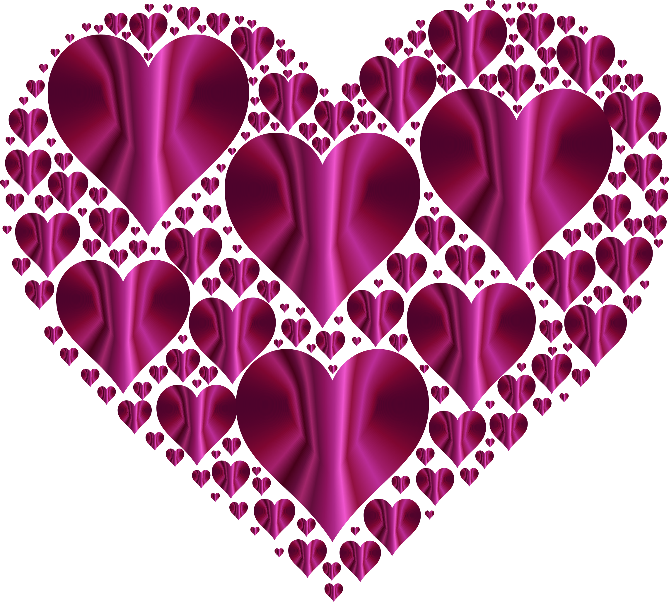 Pink Heart - Moving Animated Heart And Rose (2284x2056)
