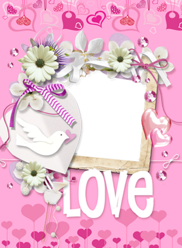 Pink Heart Frames Pink Heart Frames Pink Heart Frames - Latest Photo Frame Free Download (360x490)