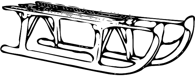 Skid, Sleigh, Sliding Bed, Luge, Race, Sled, Snow - Sled (640x320)