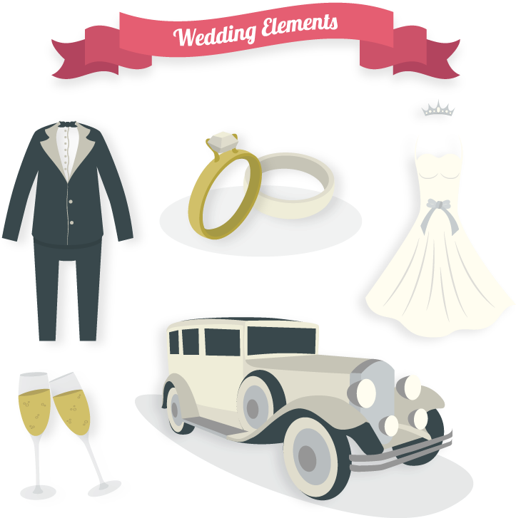 Wedding Marriage Euclidean Vector Icon - Antique Car (737x732)